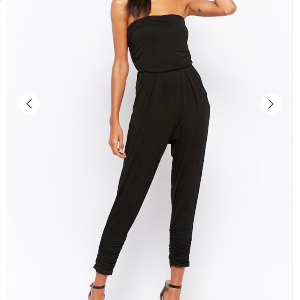 Strapless jumpsuit